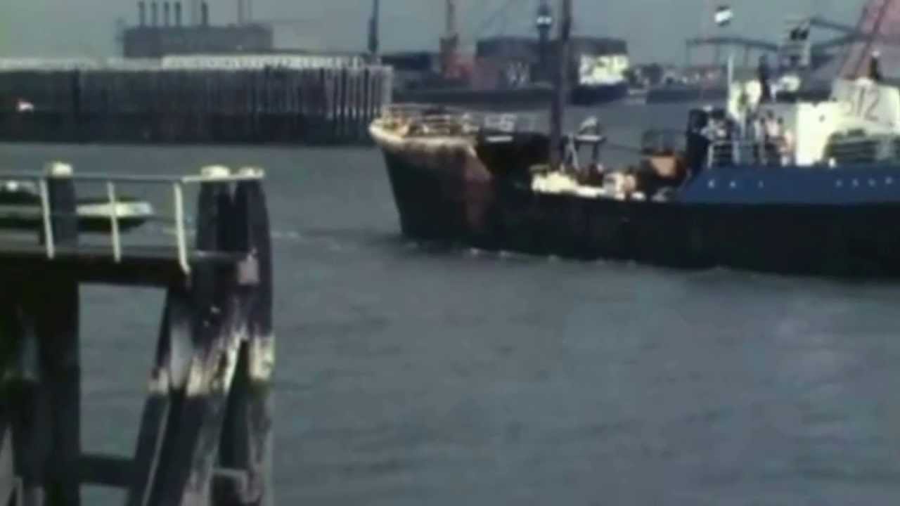 1974 09 01 MV Jeanine Radio Atlantis - Harbour Vlissingen (16:9 Widescreen edit)