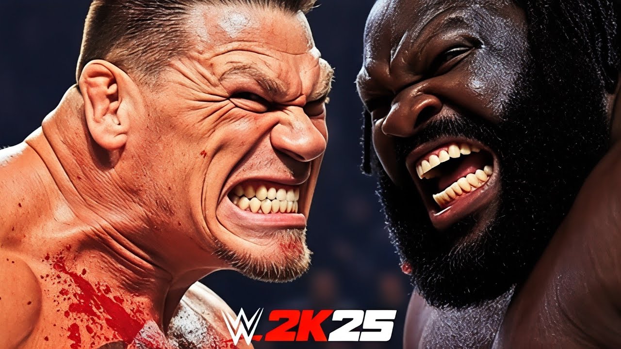 Джон Сина против Марка Генри | Матч в стальной клетке (полная запись) | WWE 2K25