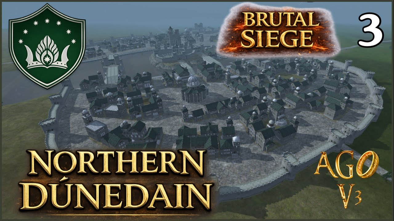 Siege of Tharbad! Northern Dúnedain Campaign | DAC AGO v3 | Medieval II: Total War #3