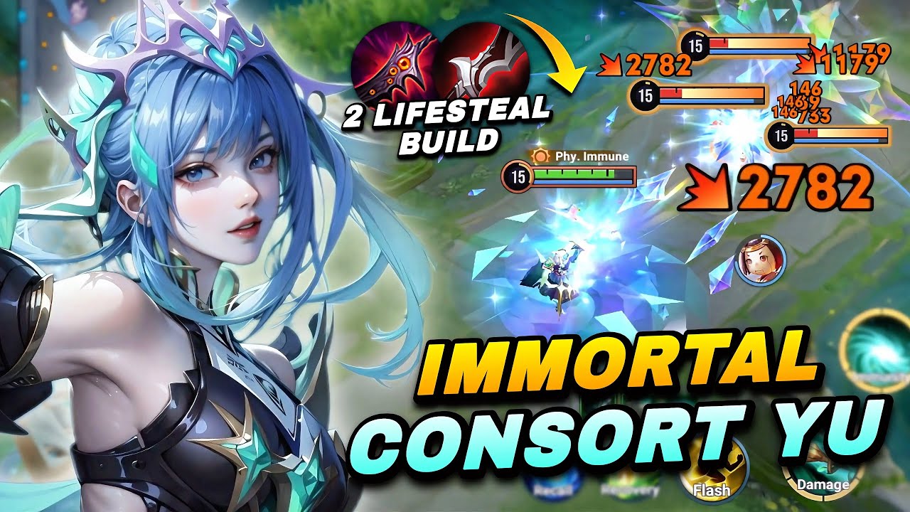 0 DEATHS! CHINA CONSORT YU 2 LIFESTEAL BUILD IS IMMORTAL IN FARM LANE! | CONSORT YU BUILD & ARCANA