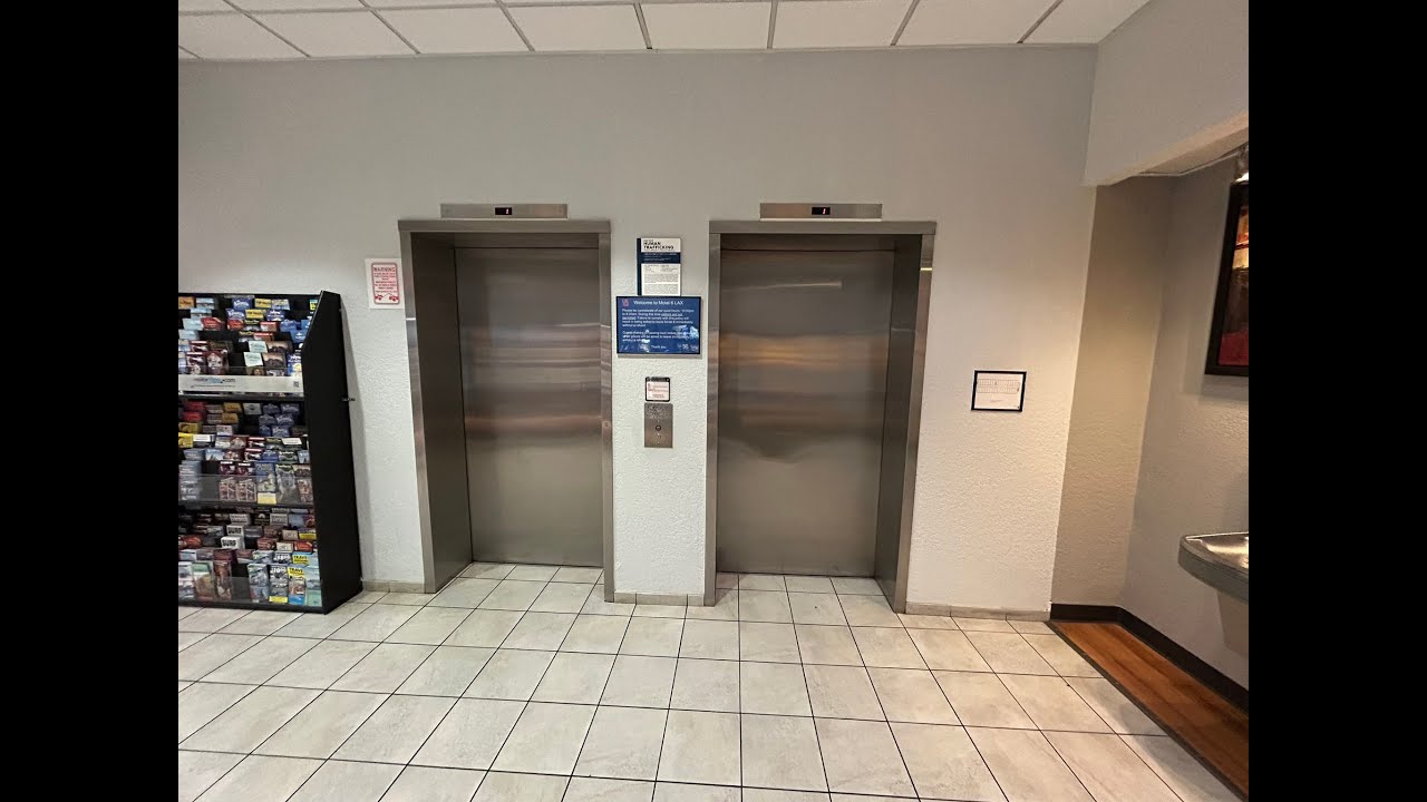 Otis Elevators At The Motel 6 Hotel (LAX) In Inglewood California: (01/09/2023)