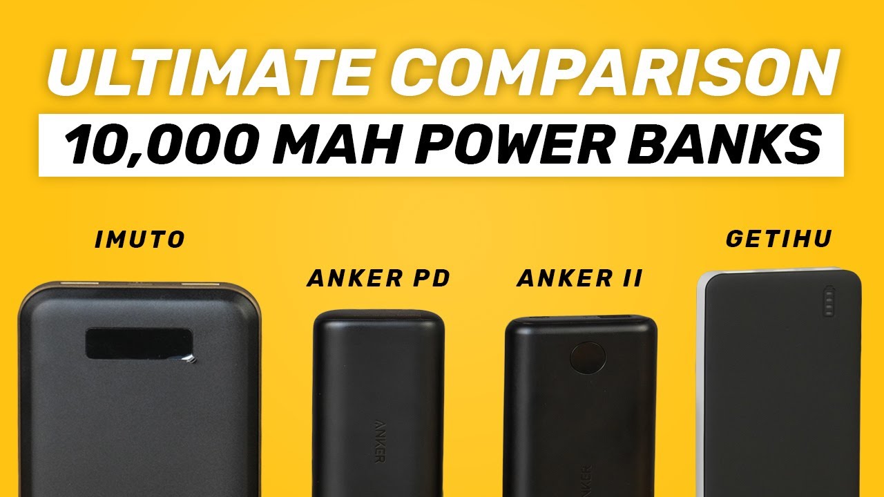 TESTED: 10000mAh USB Power Bank Comparison 2019
