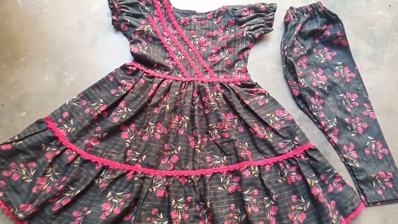 بچیوں کے فراک ڈایزئننگ