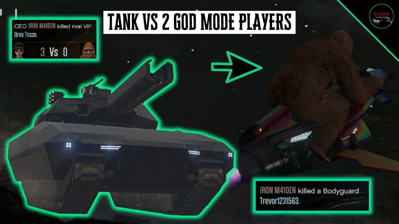 Khanjali destroys 2 God Mode Players & more! | GTA Online