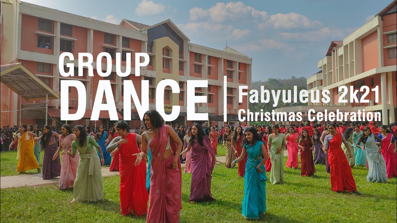 Group Dance | Fabyuleus 2k21 | Christmas Celebration SJCET | Final Year Girls | Viral Dance Full