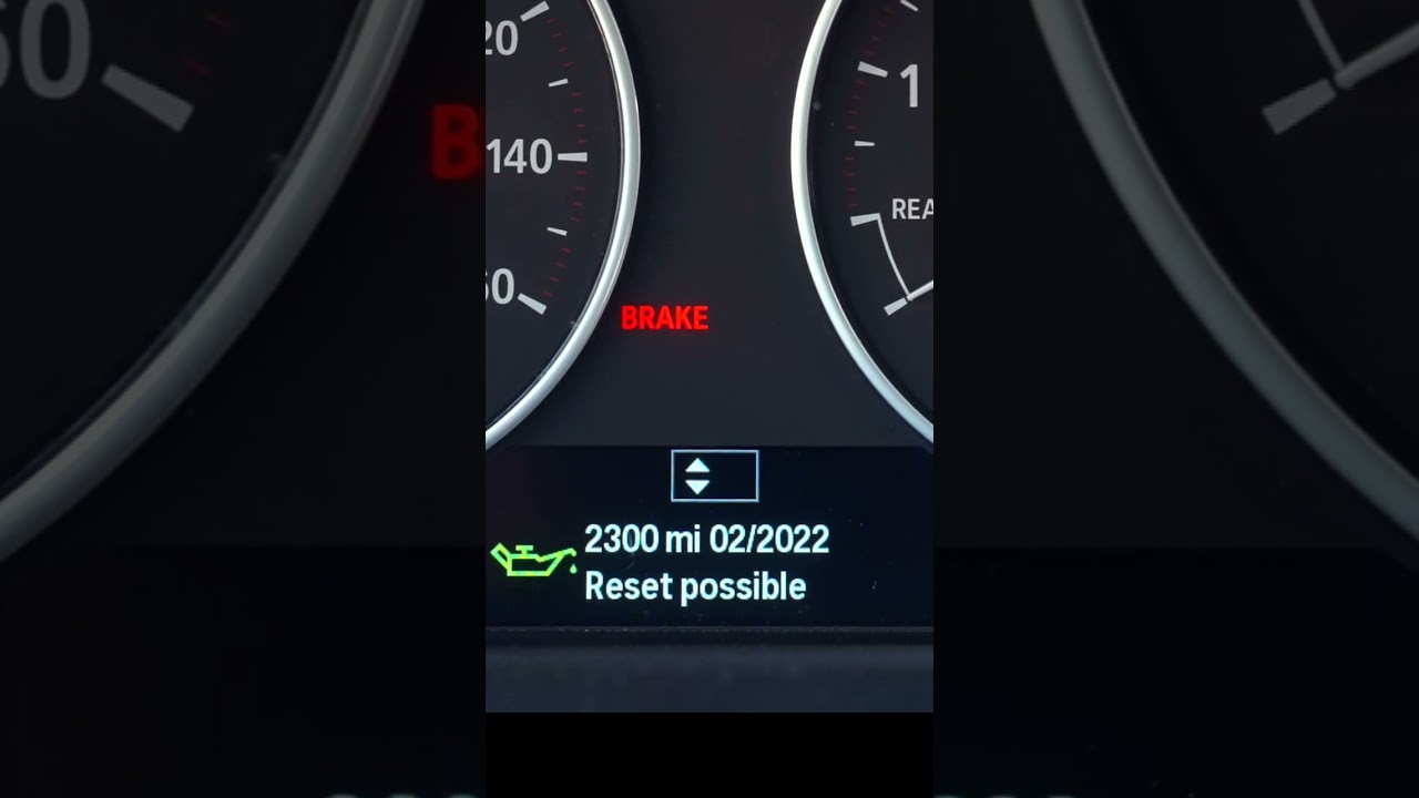 Сброс индикатора сервисного обслуживания масла BMW
