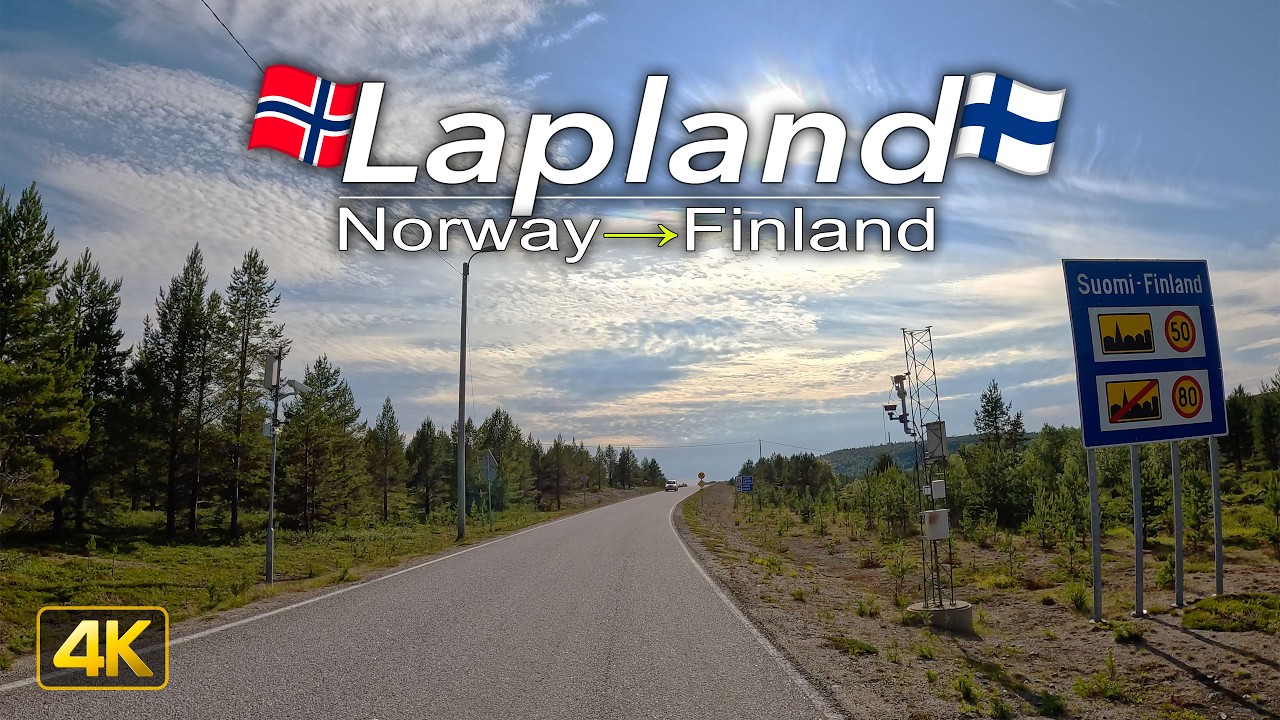 Arctic Drive from Norway to Finland 🇳🇴🇫🇮 | Kirkenes to Inari | Lapland Scenic Road Trip