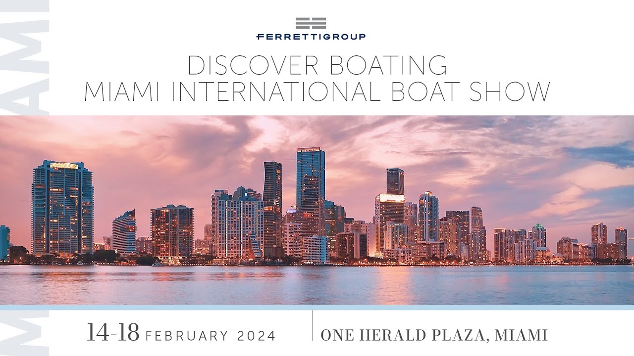 Luxury Yachts - Ferretti Group at the Discover Boating Miami International Boat Show 2024