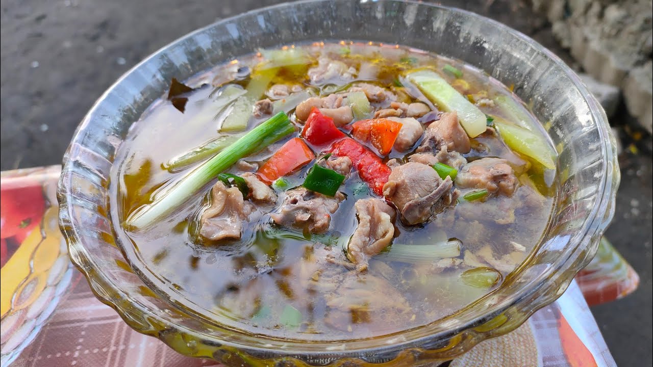 Halang-halang na Manok/Fresh Spicy Chicken soup good for business Visayan Cooking