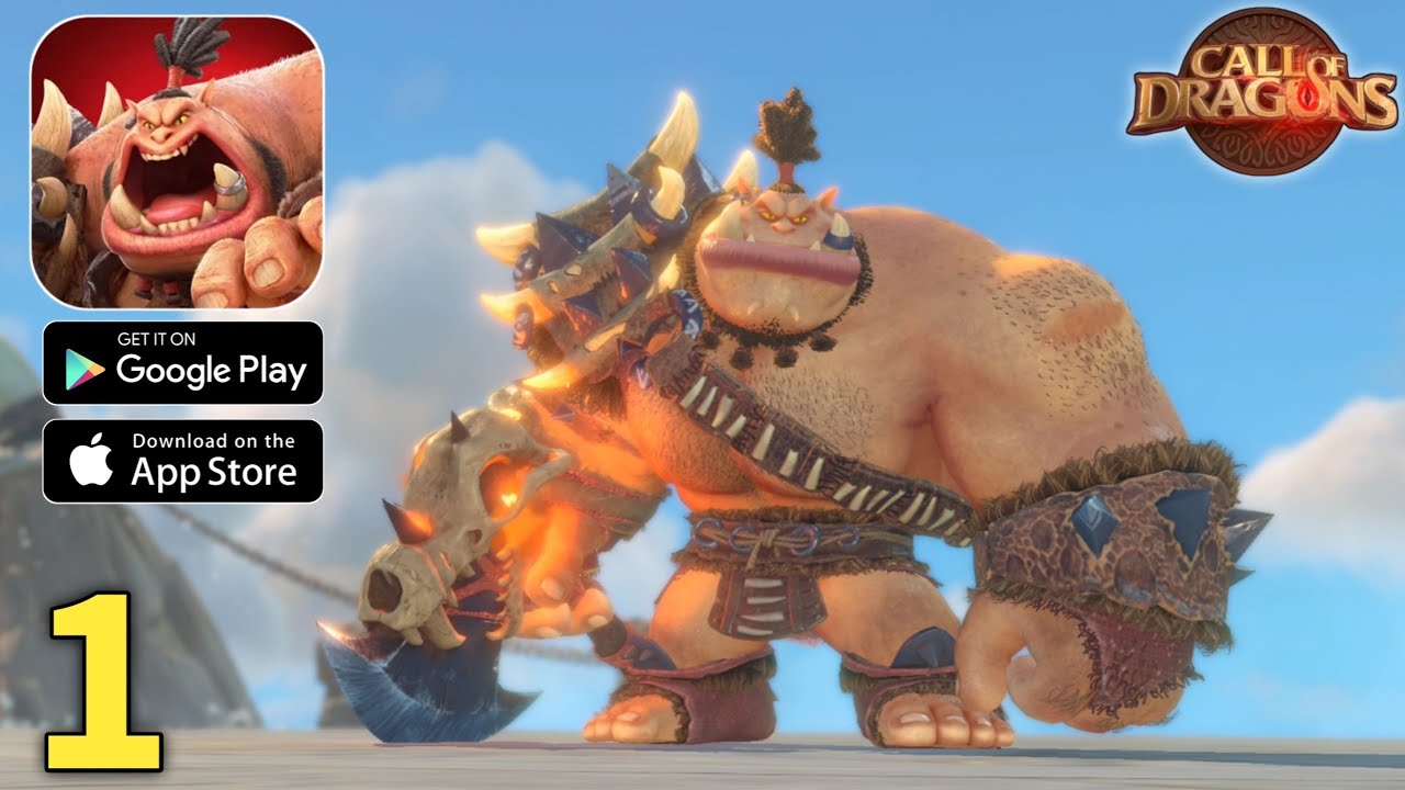 Call of Dragons Gameplay Walkthrough Part 1 - Bakhar (ios, Android)
