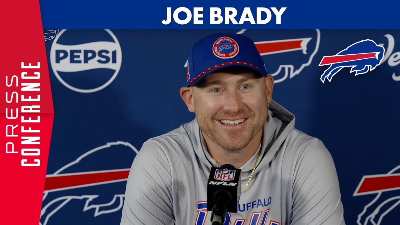 Joe Brady Addresses Media At Start Of Training Camp | Buffalo Bills