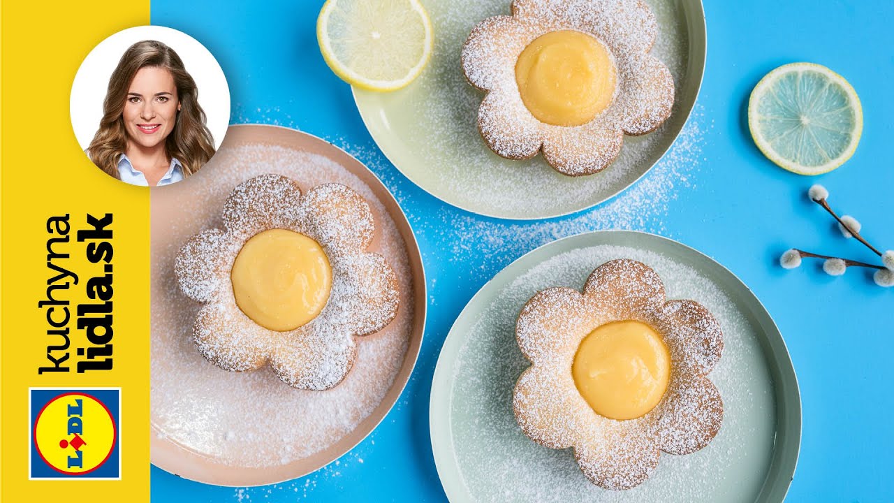 Linecké koláčiky s citrónovým krémom 🍋 | Veronika Bušová | Kuchyňa Lidla