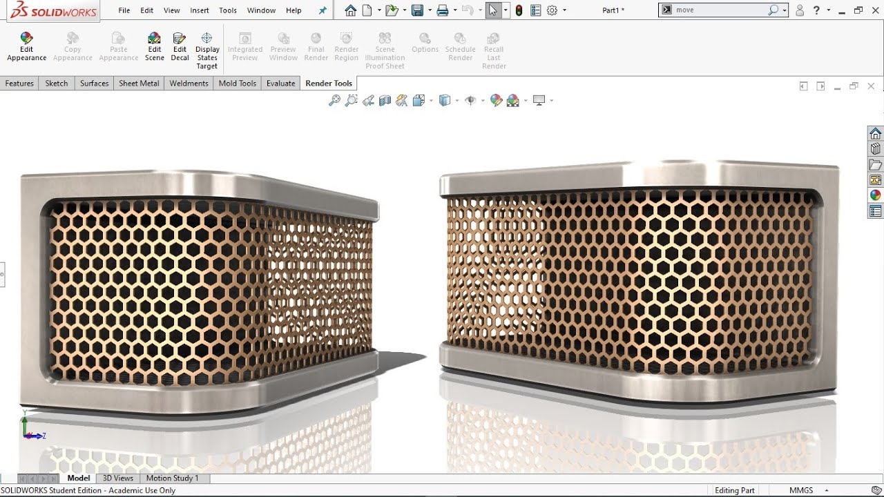 Master SolidWorks 2023 | Create Stunning 'Mesh Grills' | Expert Techniques for CAD Designs