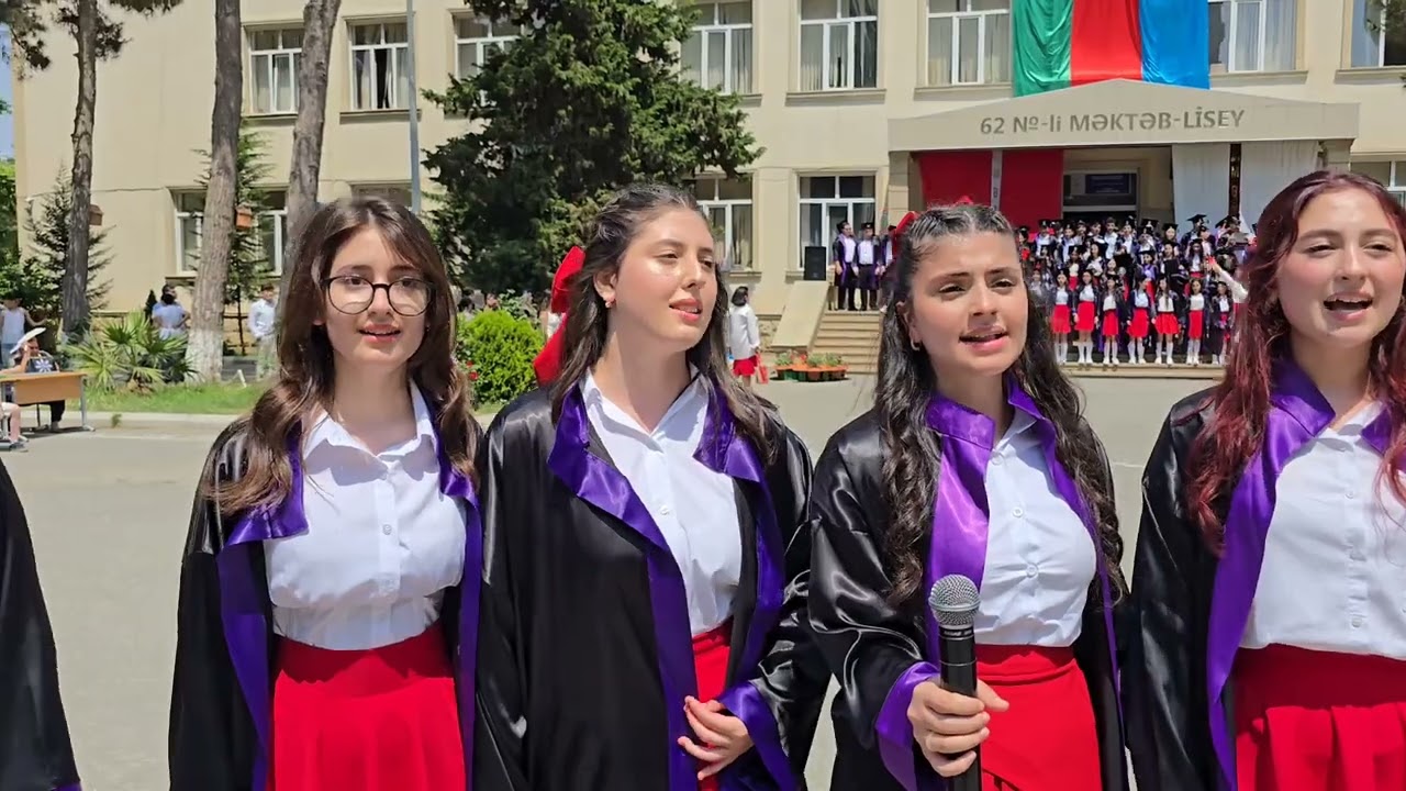 62 nömrəli məktəb-lisey. 2024-2025 Son zəng tədbiri.