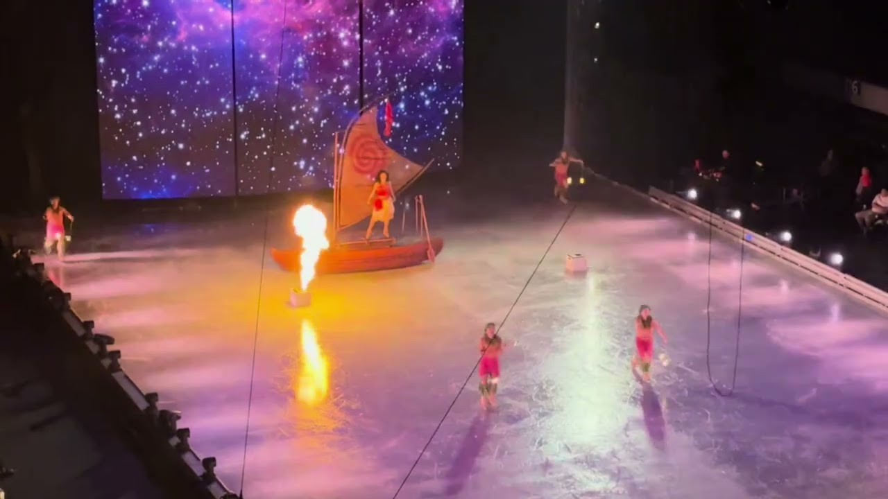 #DisneyOnIceAtMOAArena #Moana - How Far I'll Go #kajaletsgo 