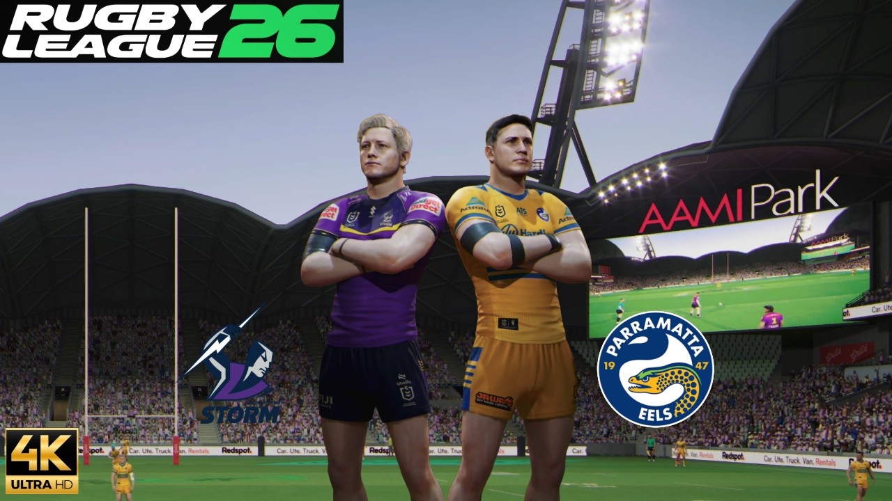 NRL 2026 | MELBOURNE STORM v PARRAMATTA EELS | Round 1 | PC 4K Gameplay Rugby League 26