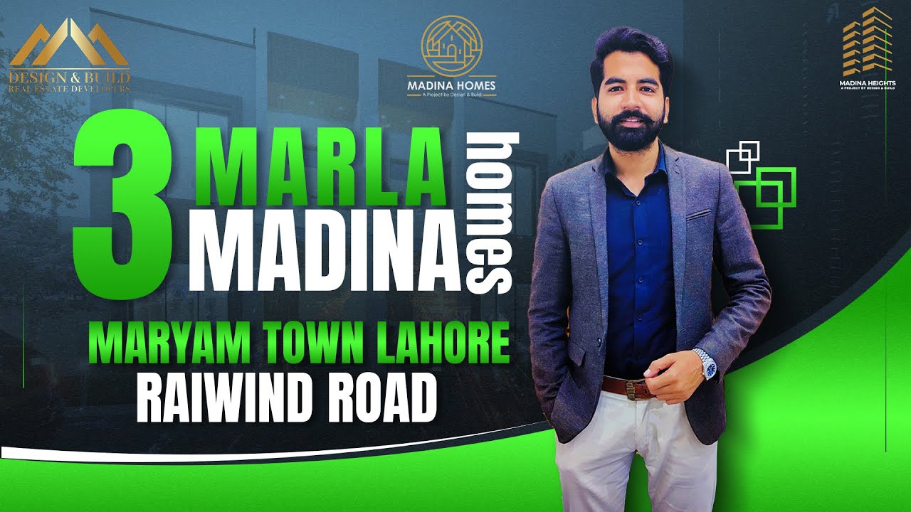 Madina Homes: 3 Marla Double-Story Residences with Convenient Monthly Payment Plans | Design & Build