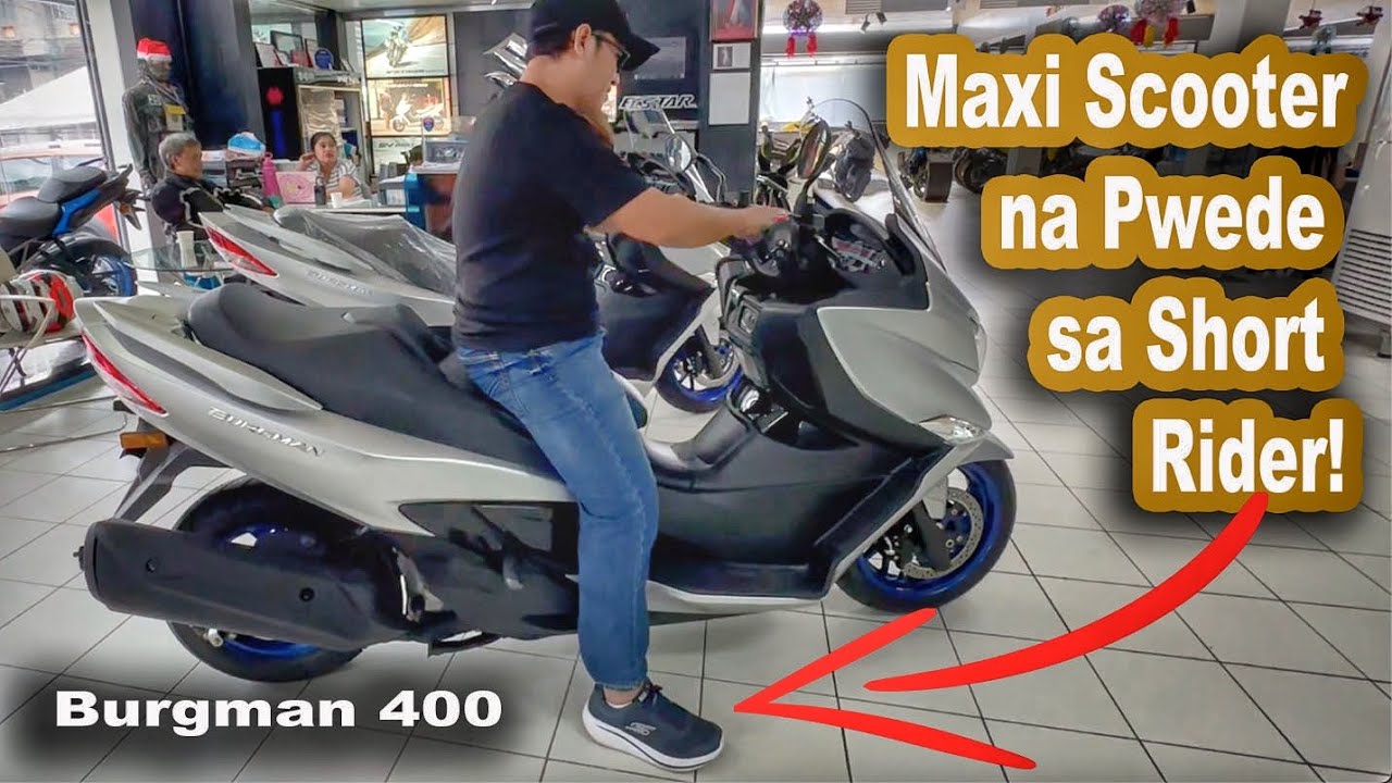 Maxi-Scooter for Short Rider | Burgman 400cc | Suzuki BigBike Makati