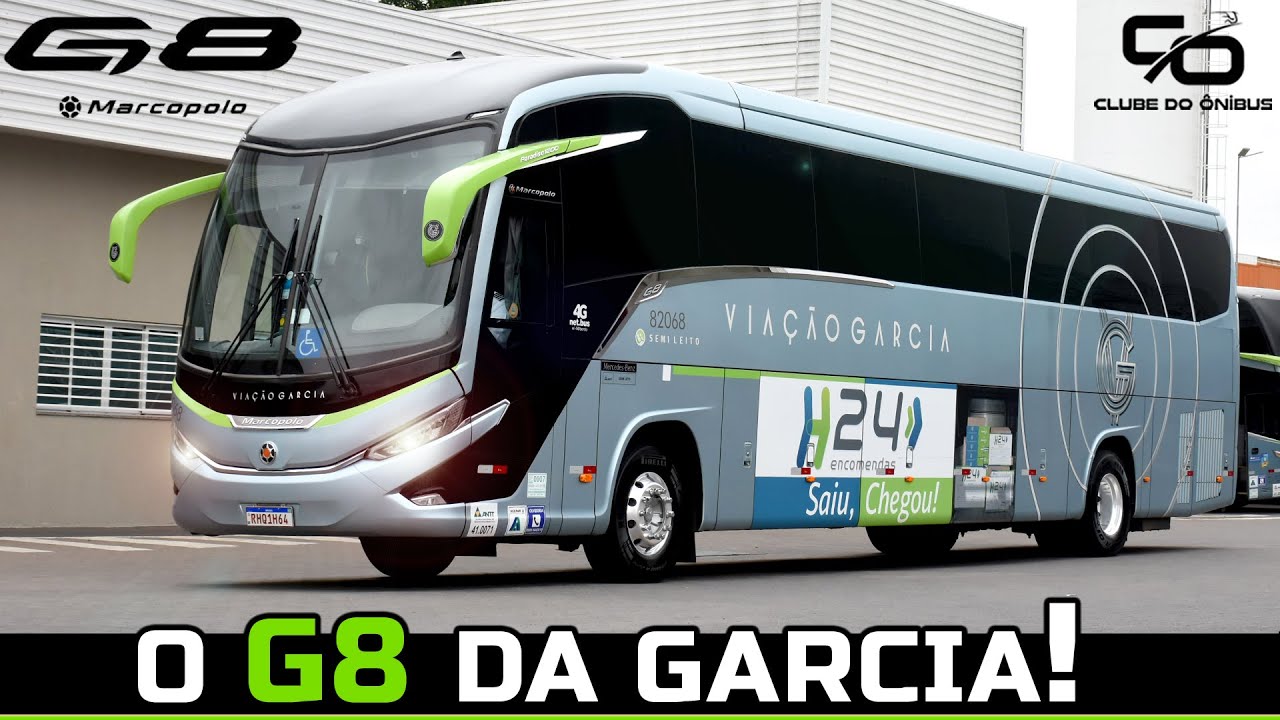 CONHEÇA O NOVO MARCOPOLO PARADISO G8 1200 DA VIAÇÃO GARCIA EM DETALHES