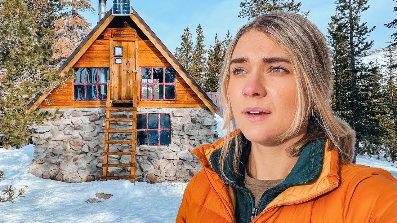 1 Night Solo Snowshoeing to a Backcountry Hut! | Staying Warm in Freezing Temps