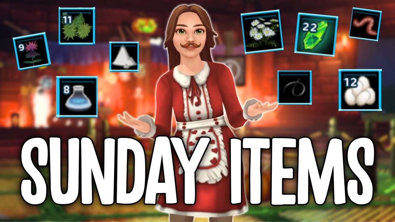 ALL SUNDAY CAULDRON INGREDIENT LOCATIONS - Horse Hair, Ashes, Moss, Wiggly Worm, Ghost Goo & more