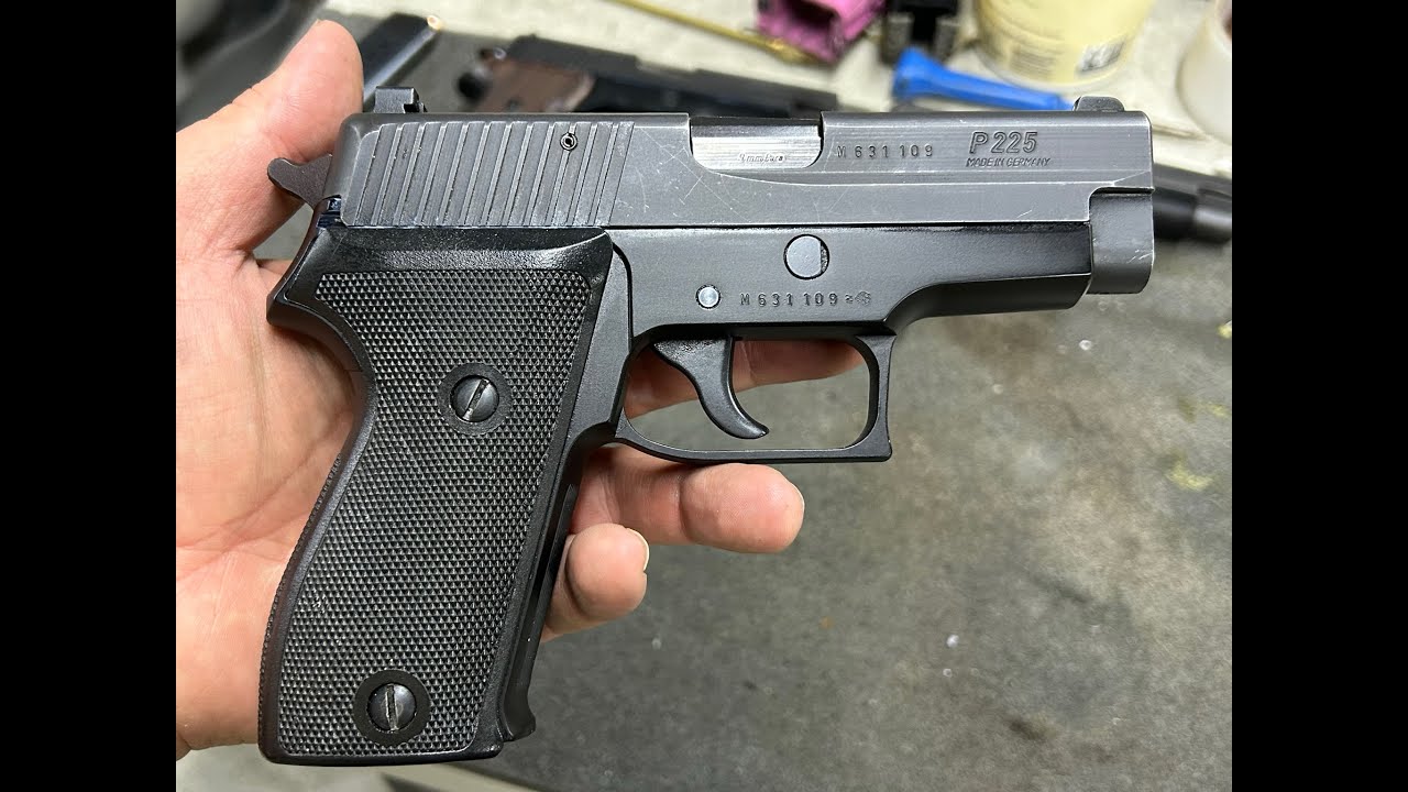 Введение, обзор, характеристики и стрельба из SIG P225 jeffshootsstuff