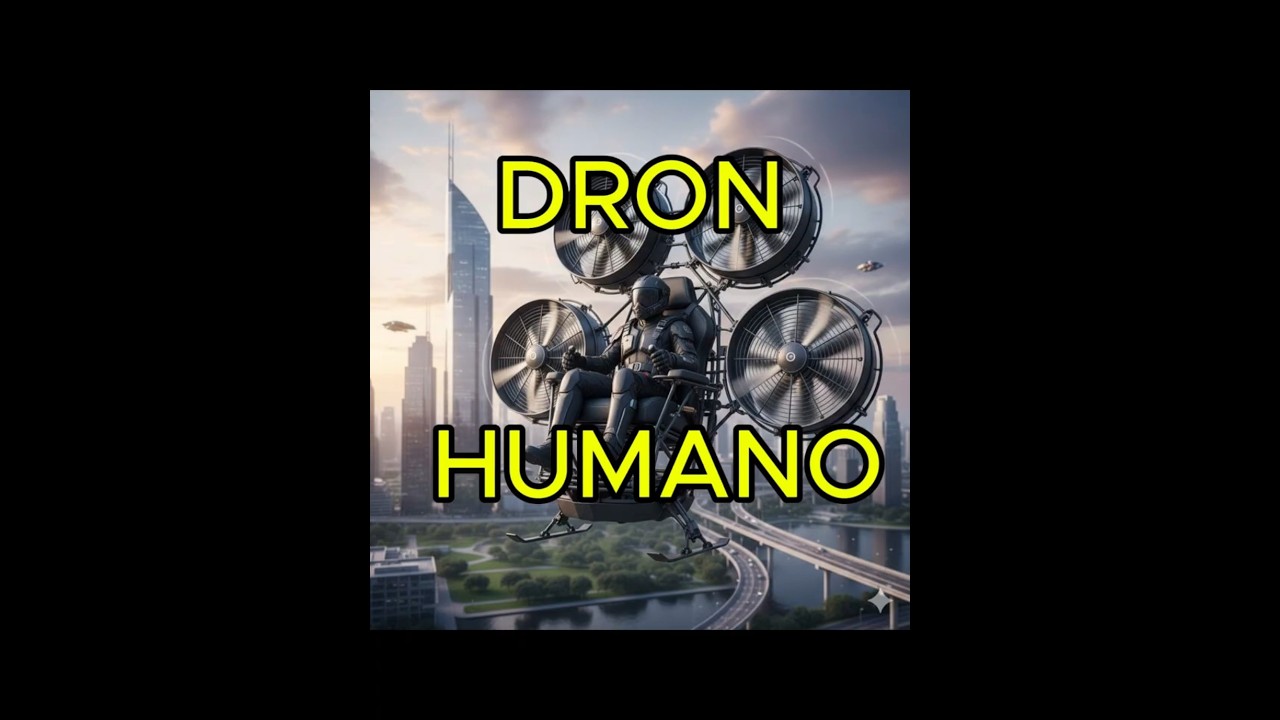 DRON HUMANO - HUMAN DRONE - VUELO PERSONAL - CASERO - HOME MADE