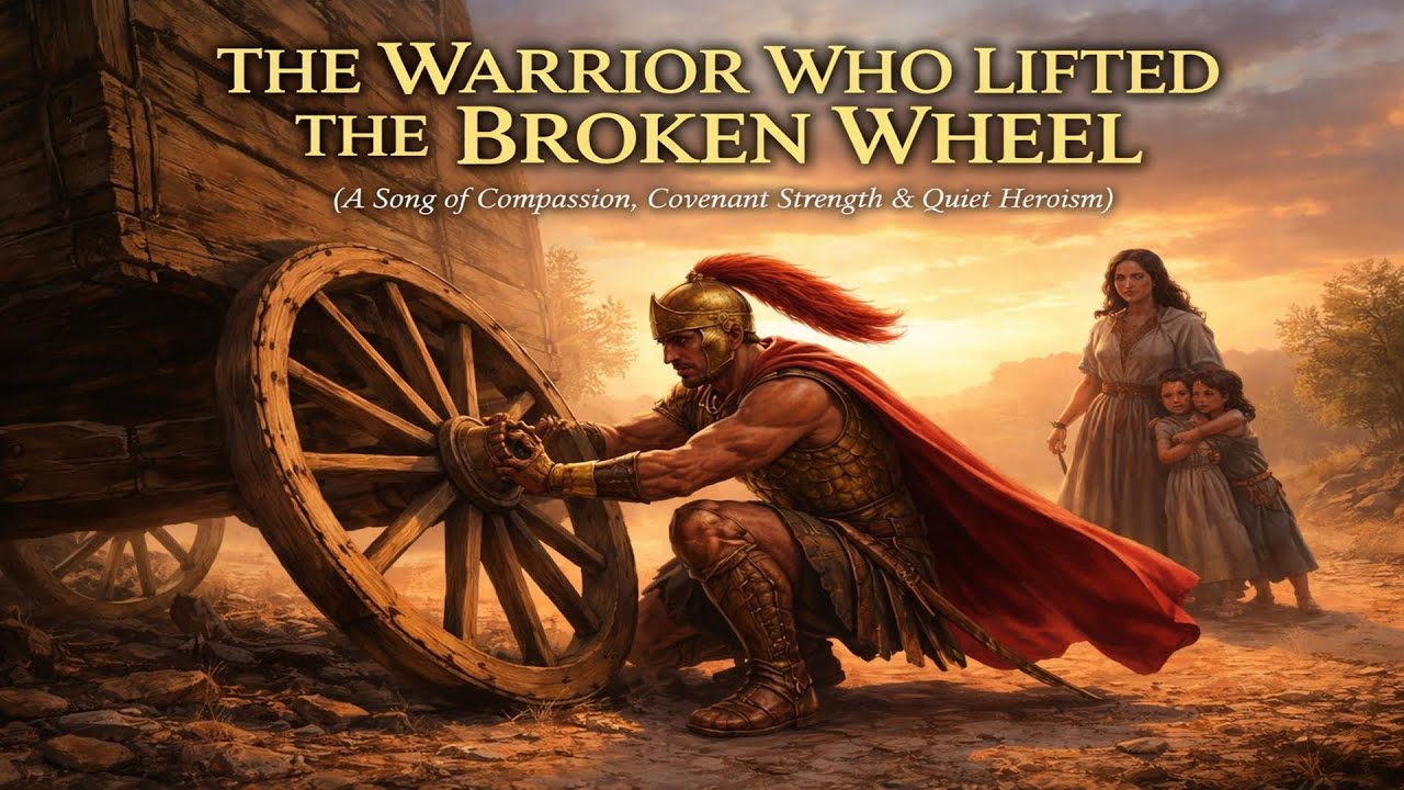 The Warrior Who Lifted the Broken Wheel”(A Song of Compassion, Covenant Strength & Quiet Heroism)