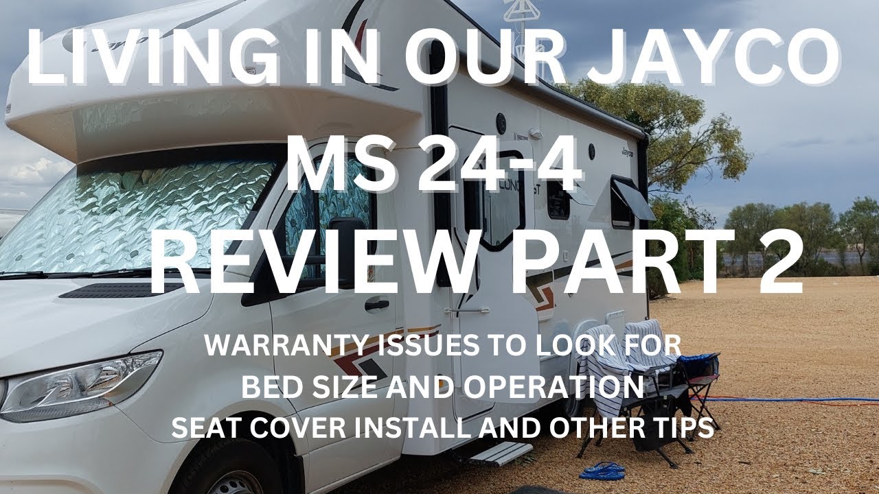 JAYCO CONQUEST MOTORHOME MS 24-4 REVIEW PART 2 - Hints and tips for travelling in your motorhome.