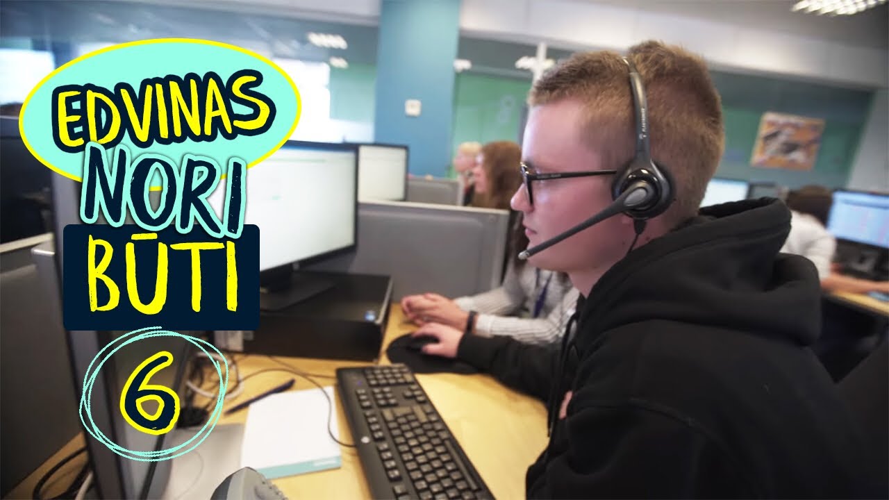 Edvinas nori būti: kontaktų centro darbuotojas || S01E06 || Laisvės TV X