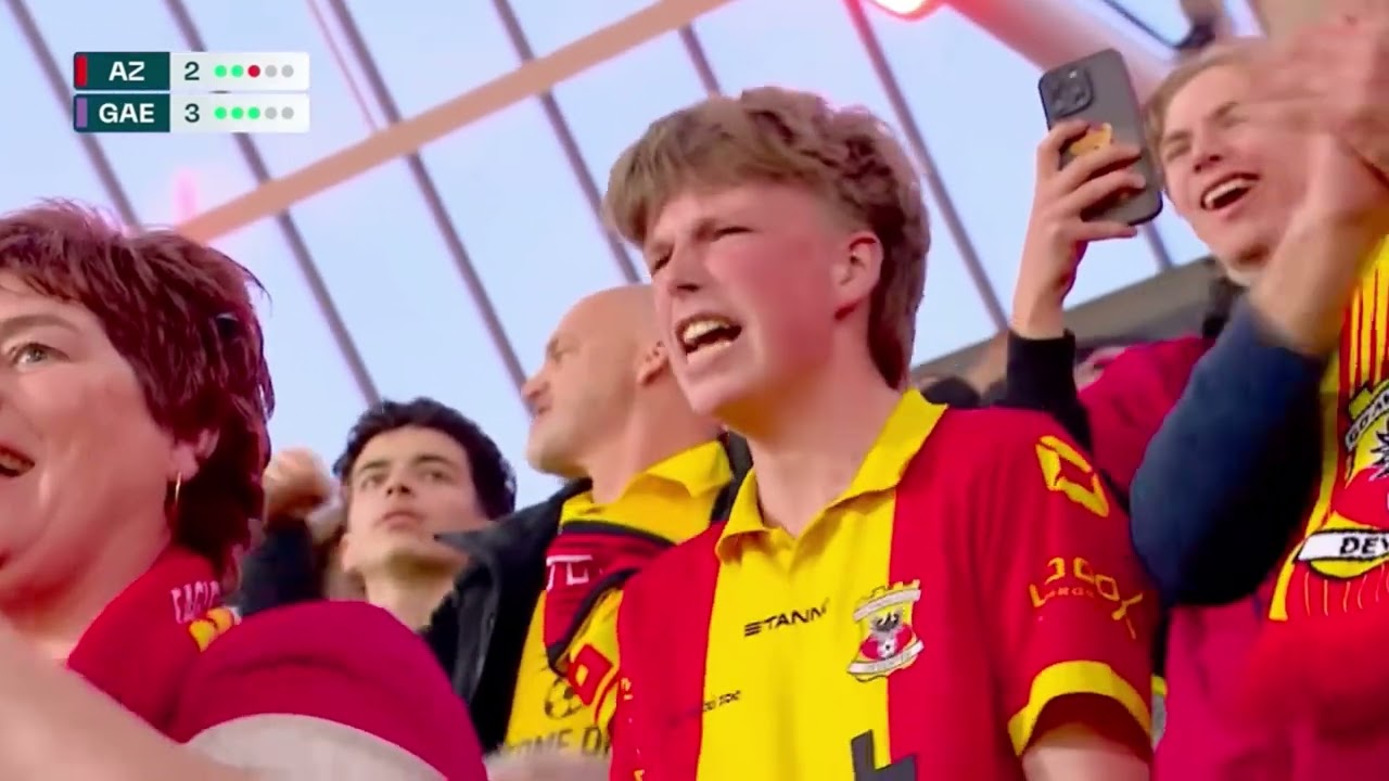 Strafschoppenserie KNVB BEKER FINALE 2025 AZ Alkmaar tegen GA Eagles (kippenvel)