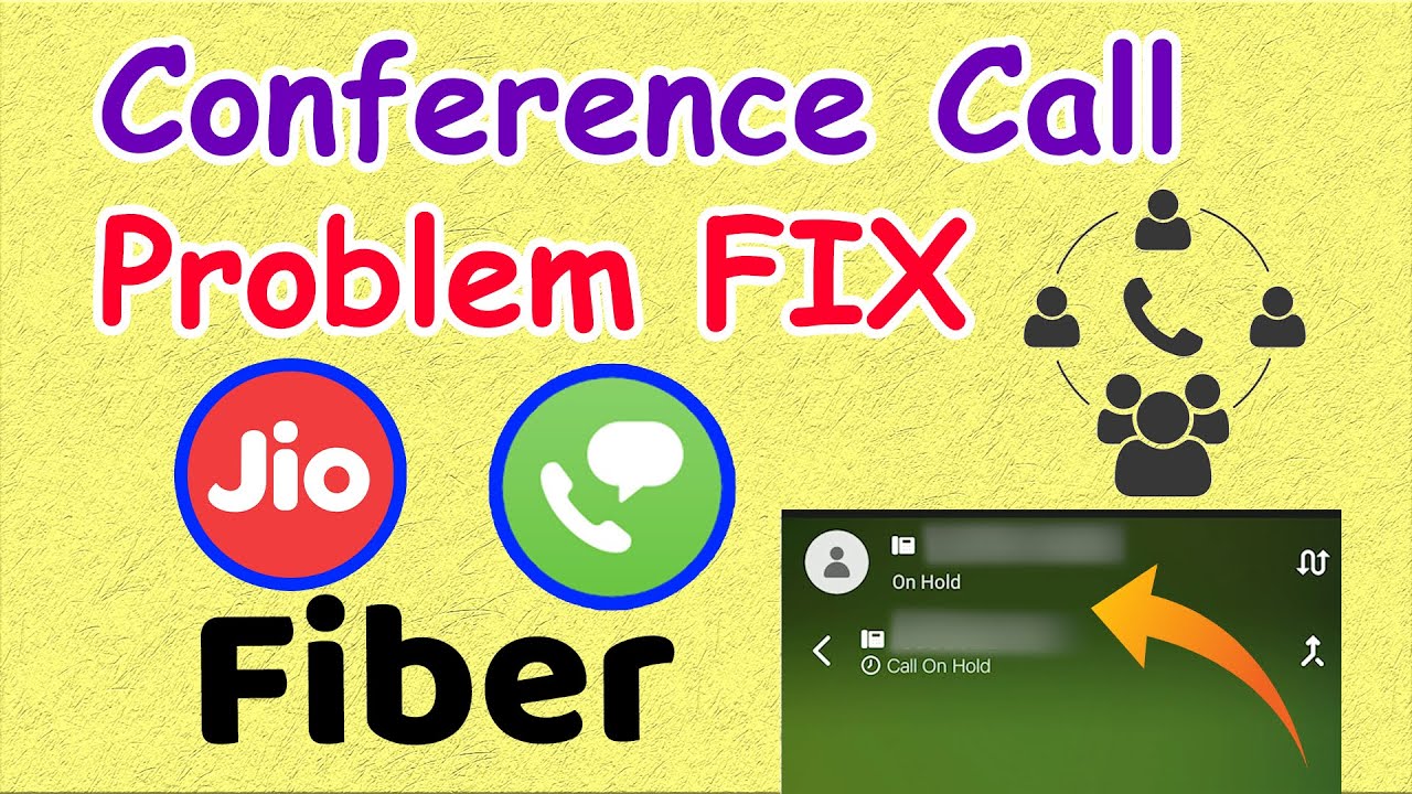 Jio Fiber Conference Call Not Working ⚡ 100% Fix ✅ How to merge calls in Jio Call app 🚀 | Som Tips