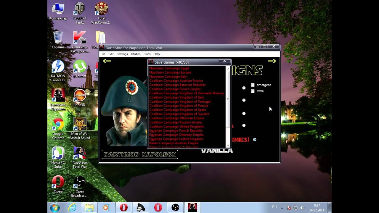 Napoleon Total War Darthmod v2.65 Epic Edition №3 (Русификация)