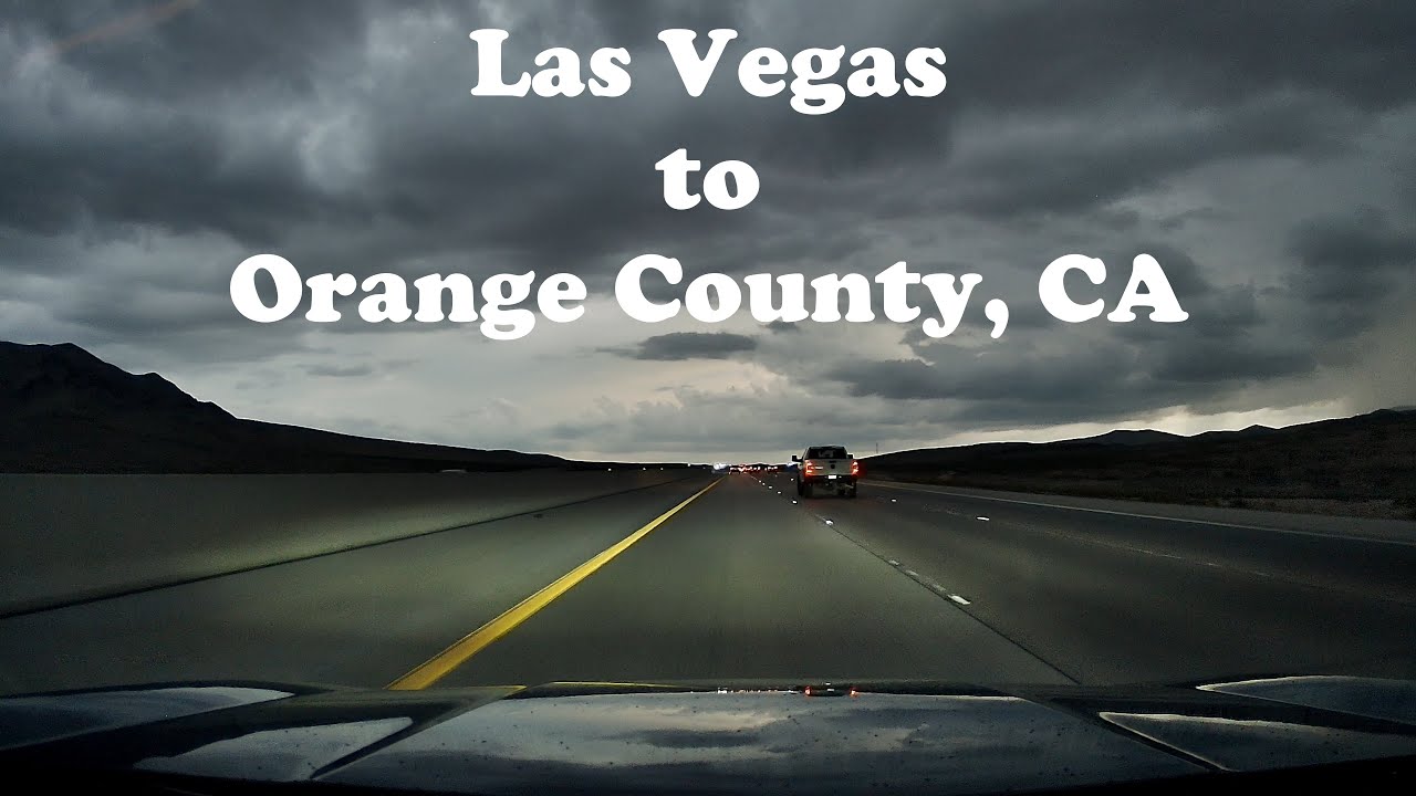 Dusk to Night Drive — Las Vegas to Orange County | Relaxing Dashcam with Road Sounds
