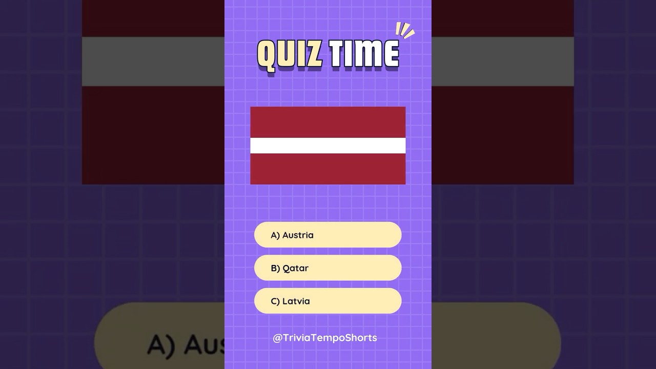 Impossible Flag Quiz! 🏳️ Latvia, Ukraine or Kazakhstan? 🤯 