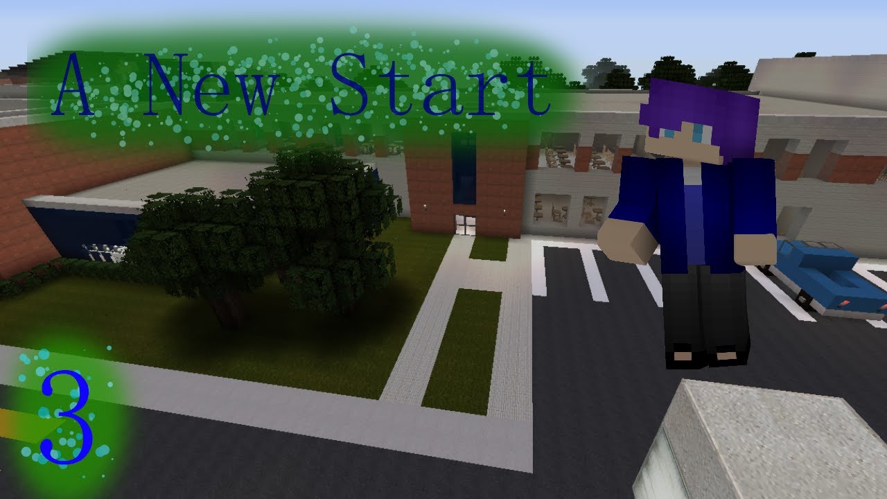A New Start: first school day [EP:3 S:1 minecraft roleplay]