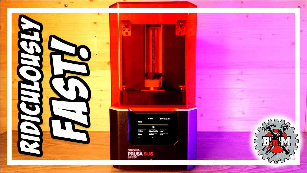 НЕВЕРОЯТНО БЫСТРАЯ 3D-печать смолой — Prusa SL1S Speed