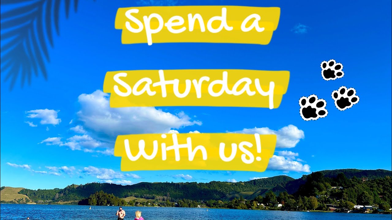 Spend a Saturday with us ☀️|| Adopt a dog ||Shopping // Woods and Lake 🌲// South Africans in NZ