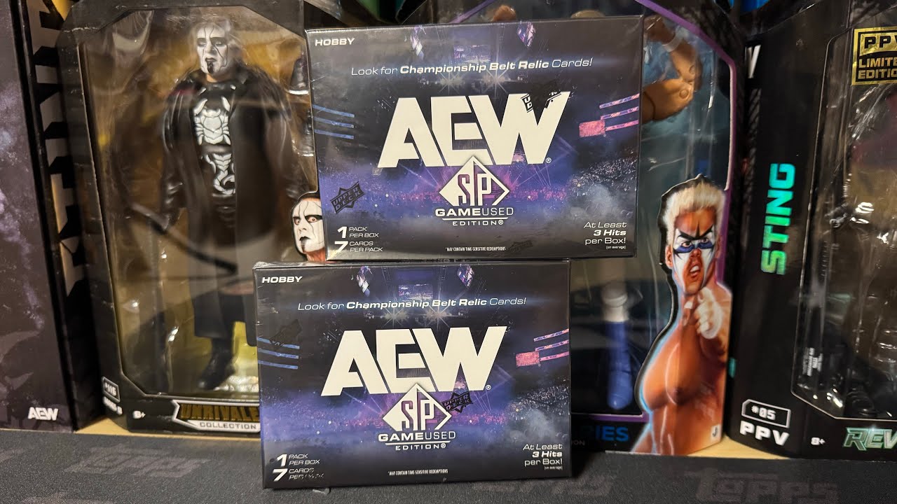 Upper Deck AEW SP Game Used Double Box Open!