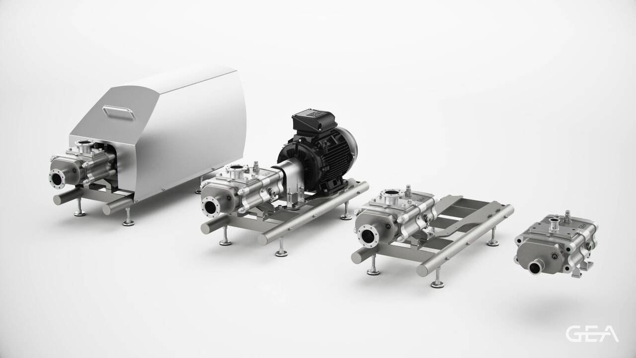 GEA Hilge NOVATWIN+ Hygienic Pump Animation
