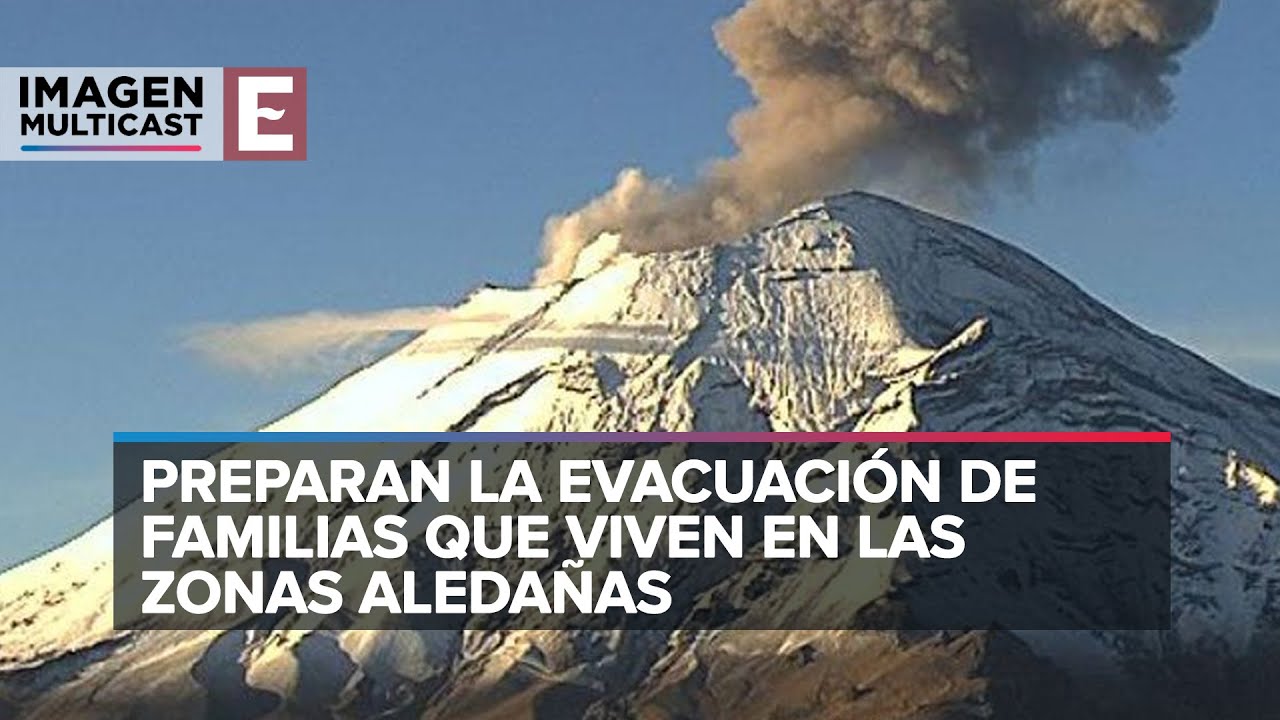 Suspenden clases presenciales en Puebla por caída de ceniza del Popocatépetl