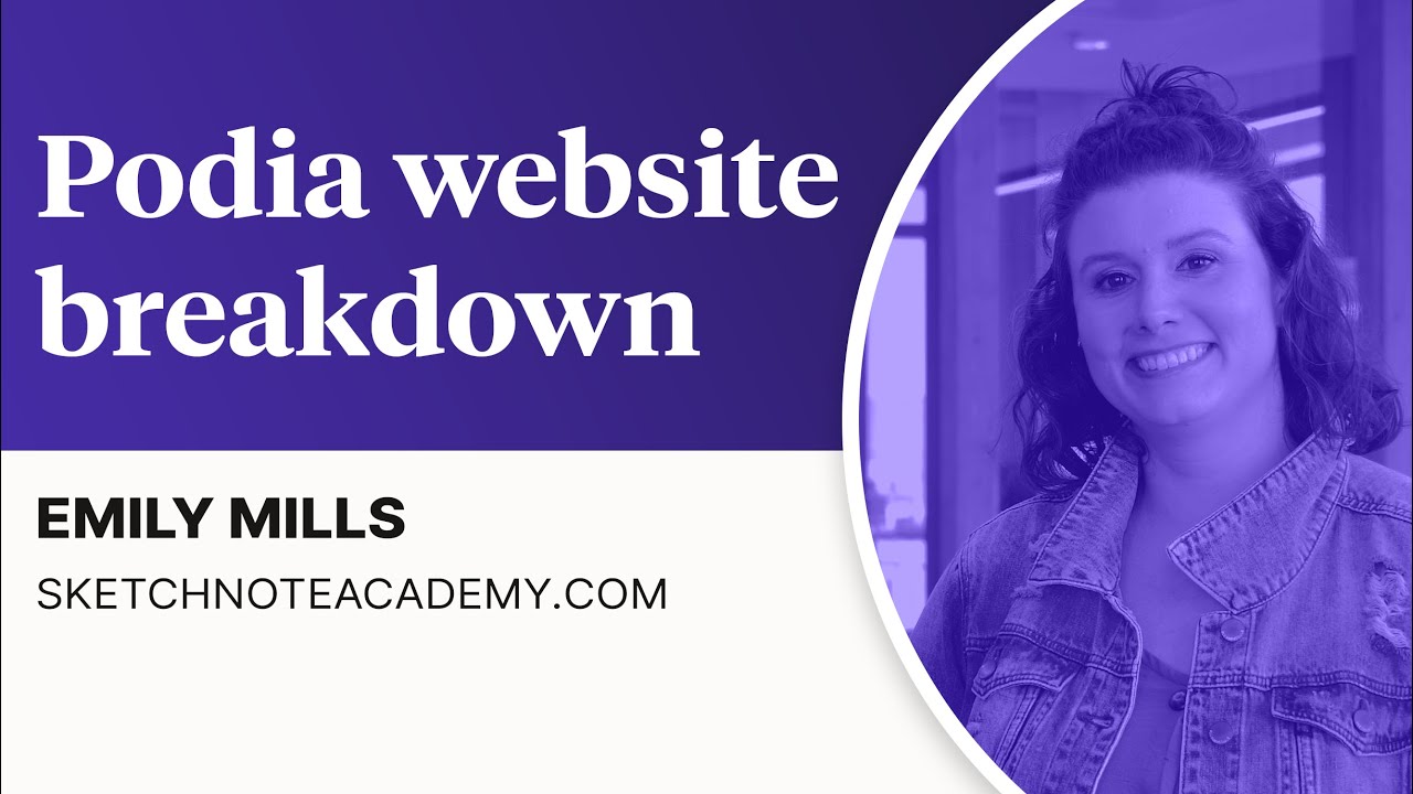 Podia website breakdown with Emily Mills