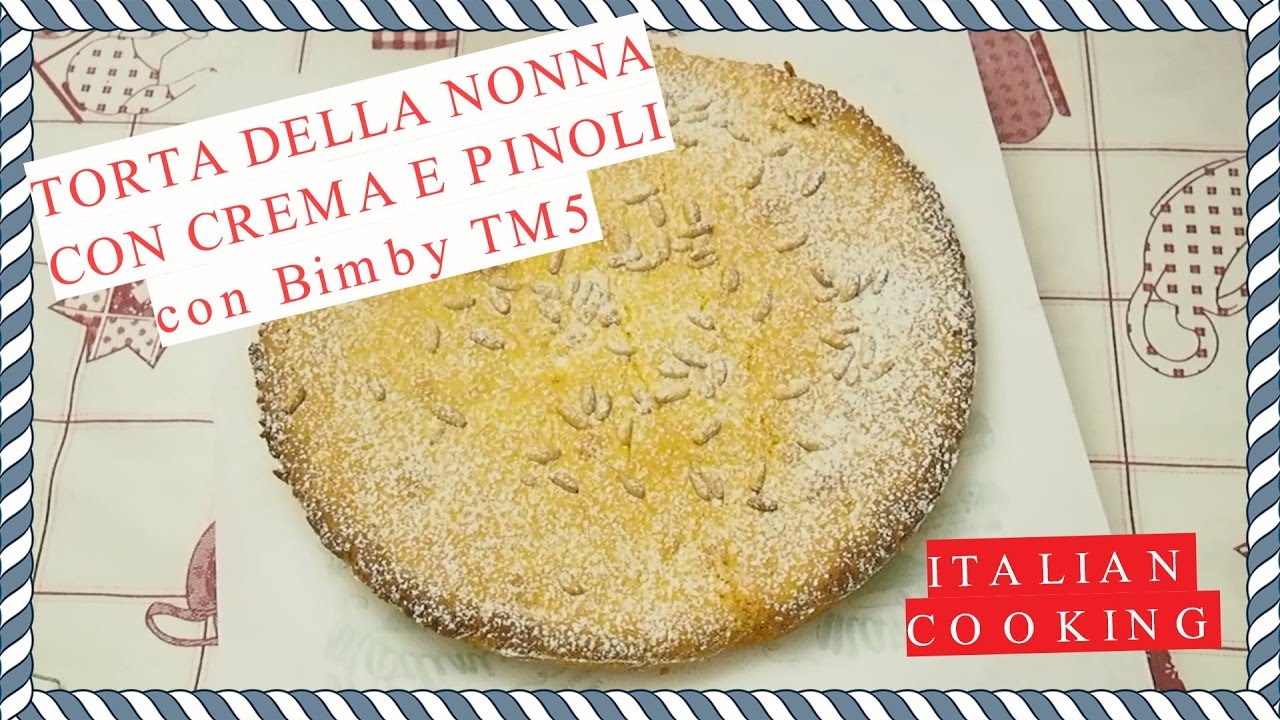 TORTA AI PINOLI video ricetta - ITALIAN COOKING TIME - BIMBY TM5