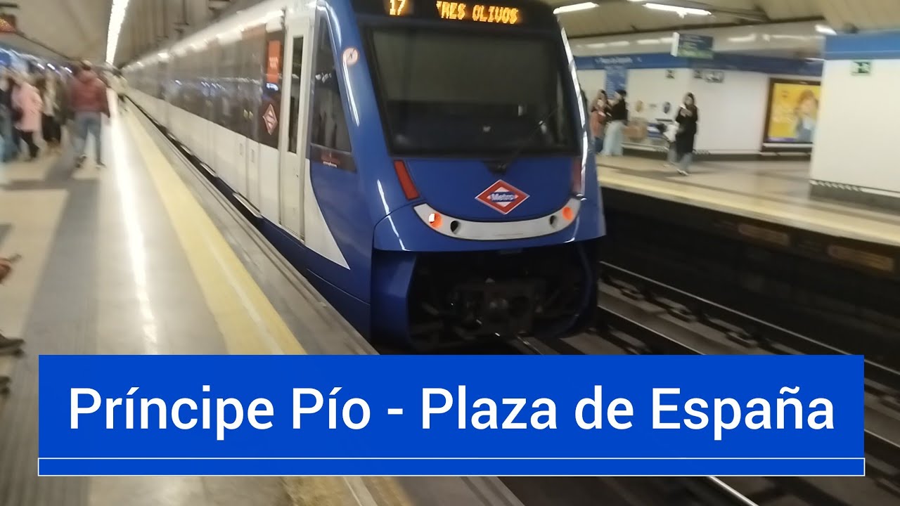Viaje en serie 7000 línea 10 Príncipe Pío - Plaza de España
