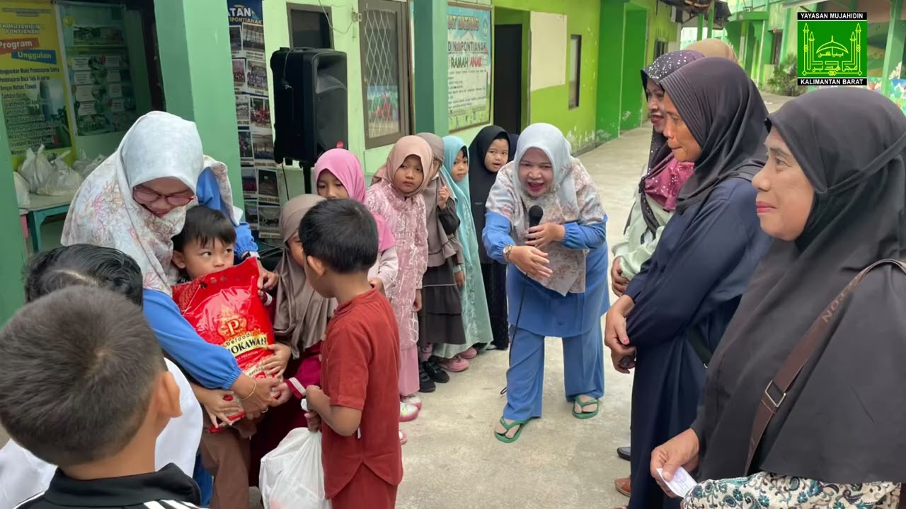 Alhamdulillah Kegiatan Bakti Sosial TK Mujahidin 1 Pontianak Berbagi