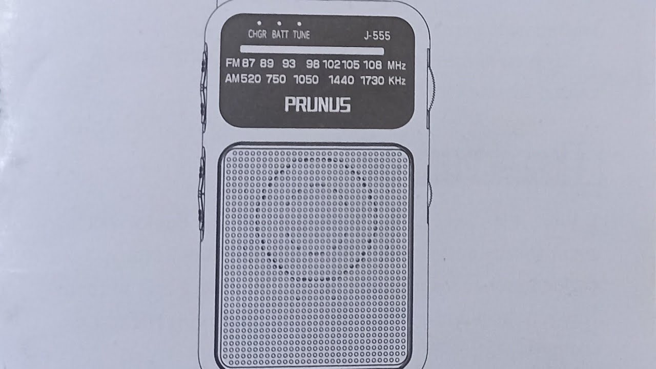 PRUNUS J-555 pocket radio PART-1