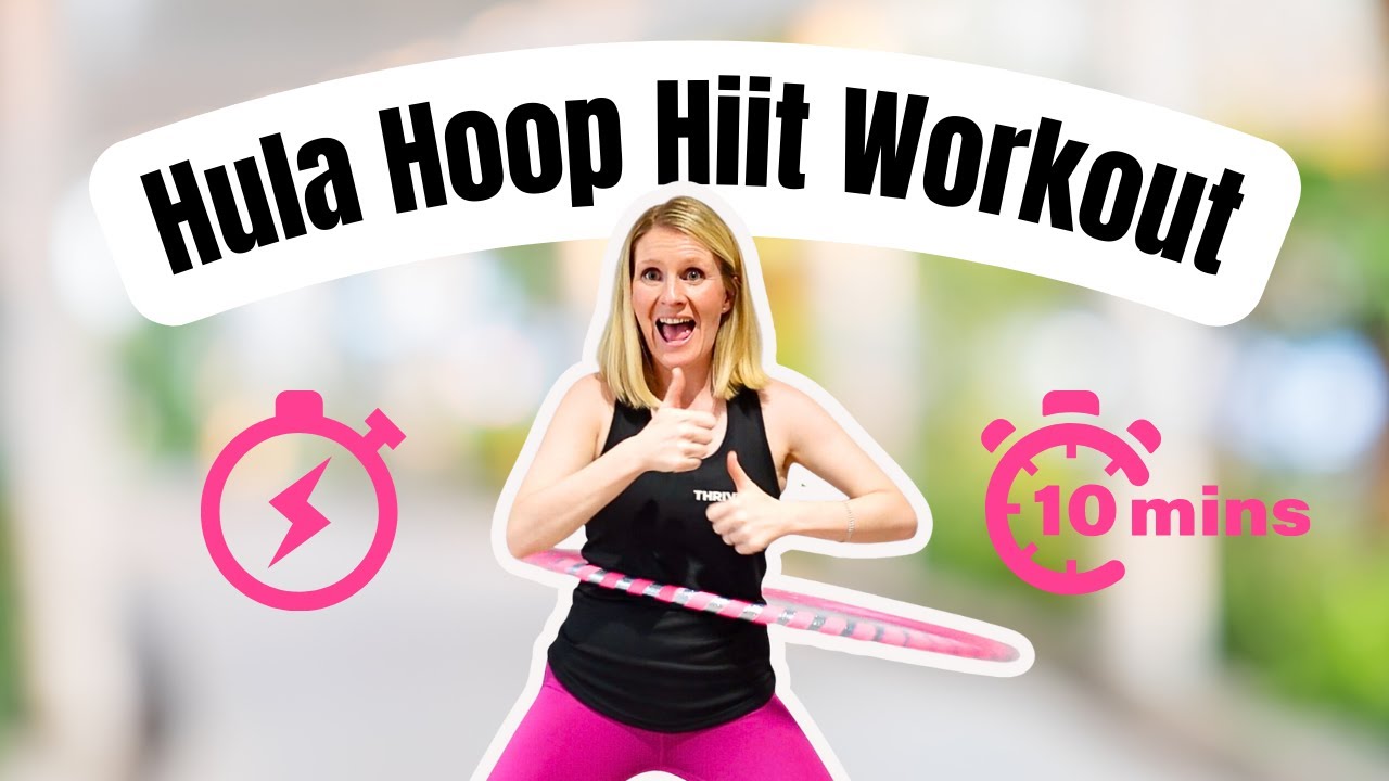 Hula Hoop HiiT workout - 10 mins Tabata timer - Home Workout