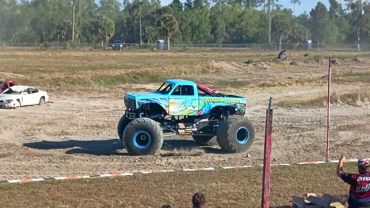 Dustin Spallone High Tide freestyle All Star Monster Truck tour Naples FL day 2 