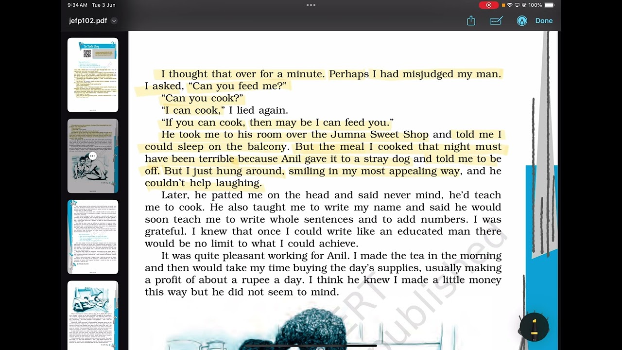 THE THEIF’S STORY/ CBSE/ CLASS 10/ ONE SHOT
