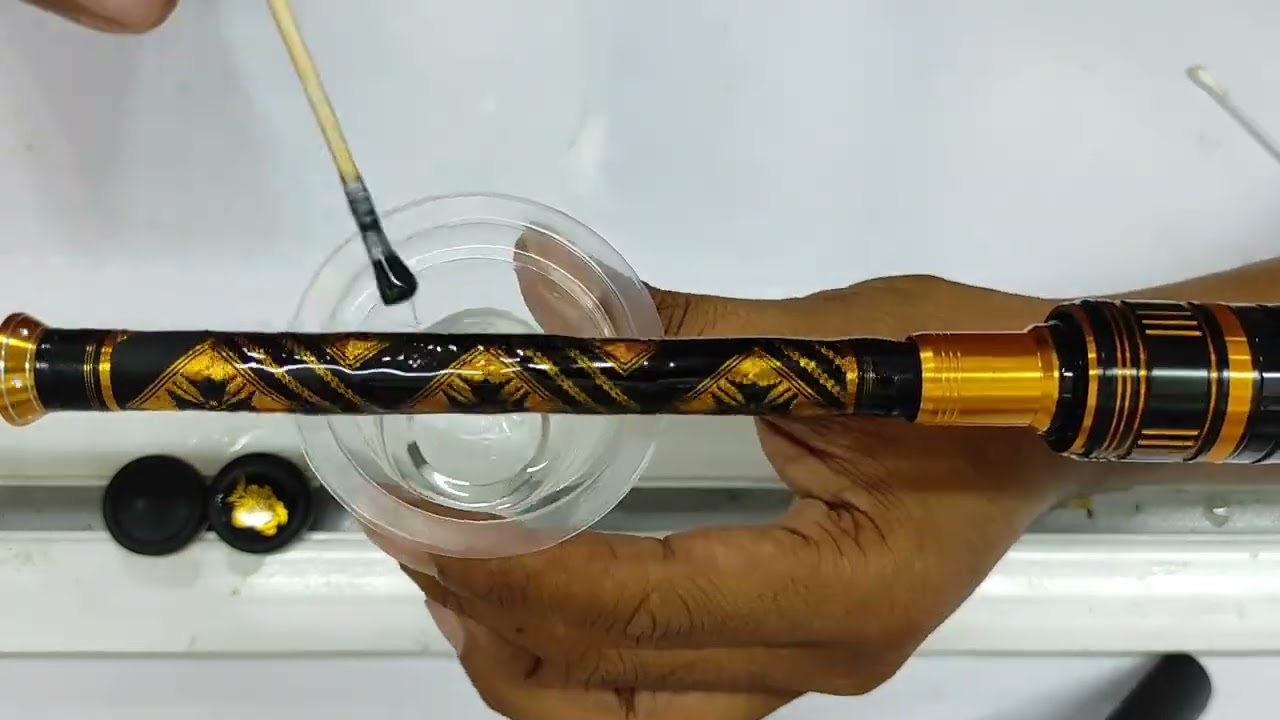 tutorial cara membuat joran & motif pada joran (WRAPPING)